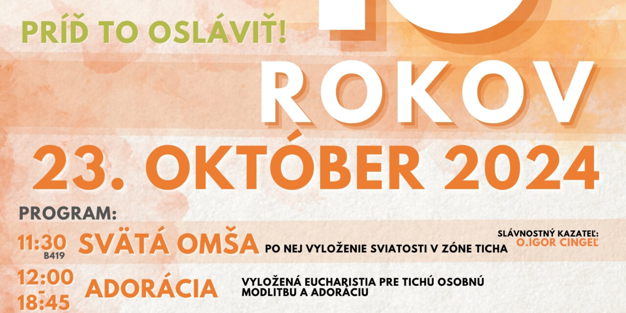 UPC Oznamy 21. – 27.10.2024