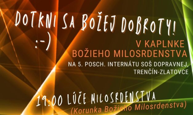 UPC Oznamy 25.4. – 1.5.2022