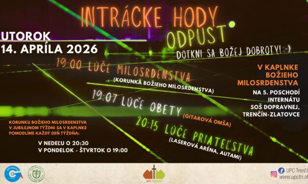 UPC Oznamy 13. – 19.4.2026